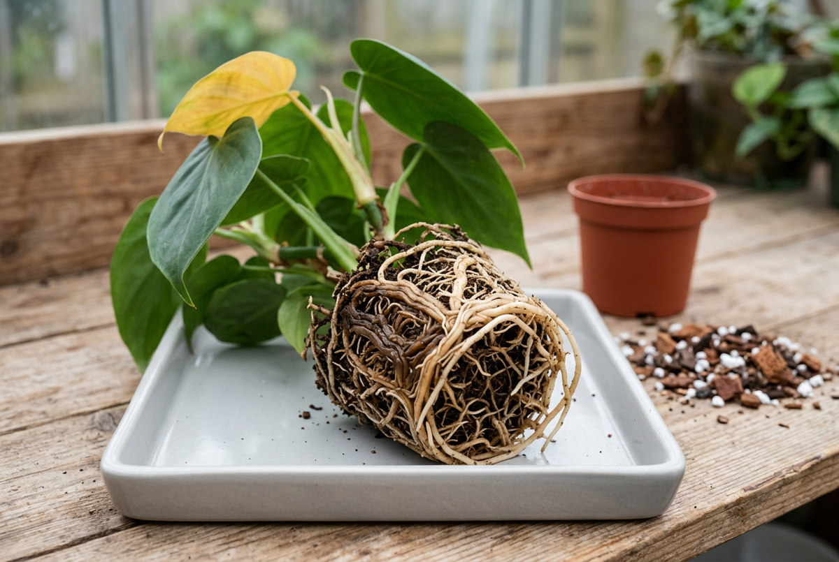 How to Spot Root Rot Before It's Too Late	Root rot symptoms, plant rescue