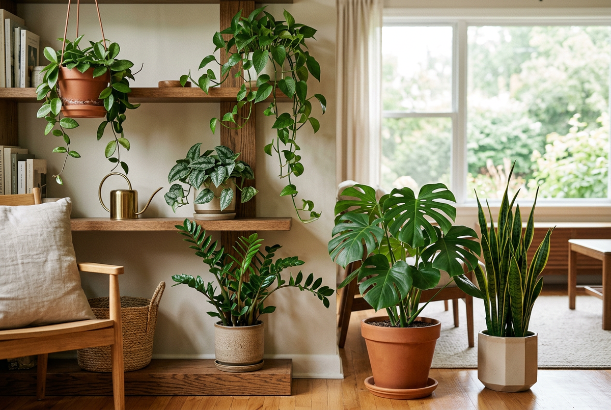 Beautiful Indoor Plants That Don’t Need Constant Watering